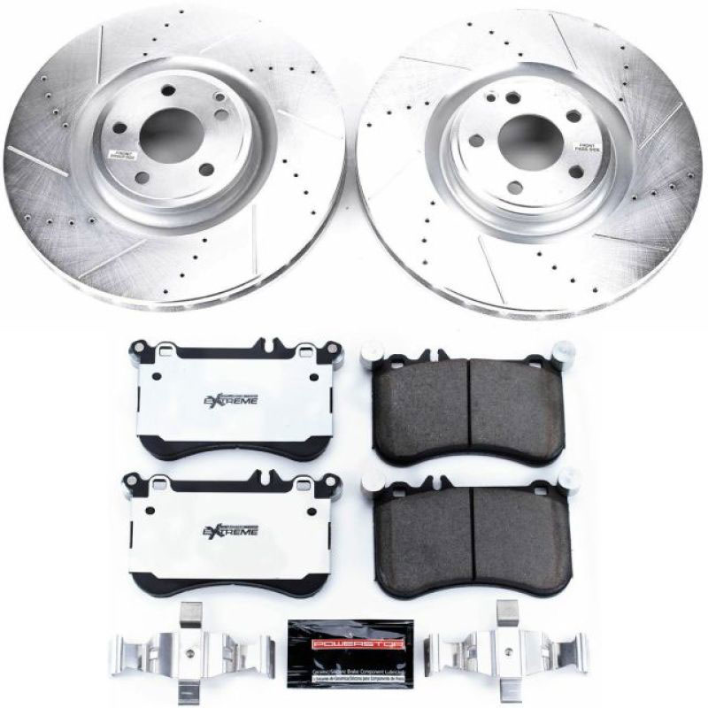 PowerStop k6886-26 | Power Stop 12-18 Mercedes-Benz CLS550 Front Z26 Street Warrior Brake Kit; 2012-2018