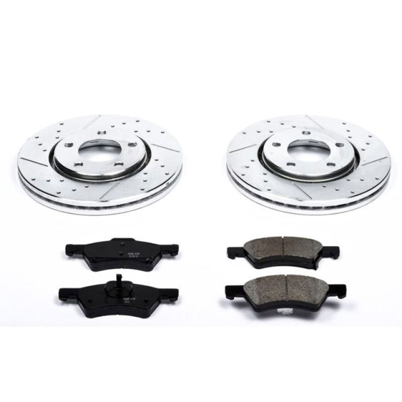 PowerStop k5246 | Power Stop 03-04 Dodge Caravan Front Z23 Evolution Sport Brake Kit; 2003-2004