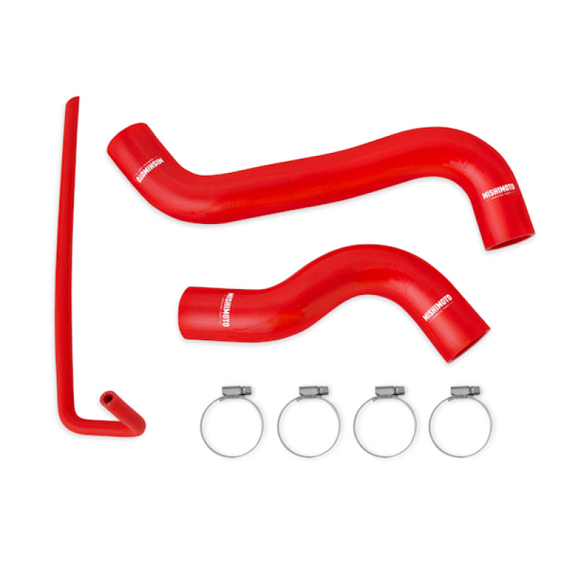 Mishimoto mmhose-wrx-15rd | 2015+ Subaru WRX Silicone Radiator Coolant Hose Kit - Red; 2015-2020