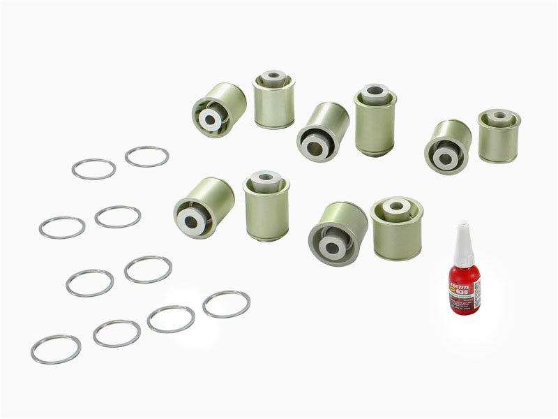 aFe 460-401002-a | Control PFADT Steel Frame Drag Rear Solid Spherical C/A Bearings Set; Chevy Corvette C5 / C6; 1997-2004