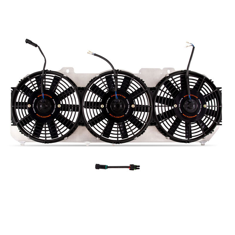 Mishimoto mmfs-xj-89k | 89-01 Jeep Cherokee XJ 4.0L Performance Aluminum Fan Shroud w/ Controller; 1989-2001