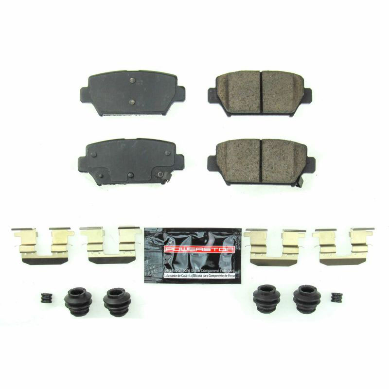 PowerStop z232156 | Power Stop 2019 Mitsubishi Eclipse Cross Rear Z23 Evolution Sport Brake Pads w/Hardware; 2019-2019