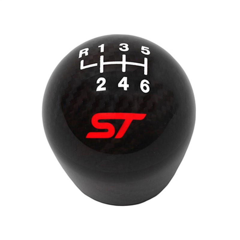 Ford Racing M-7213-FSTCF | Focus ST Black Carbon Fiber Shift Knob 6 Speed