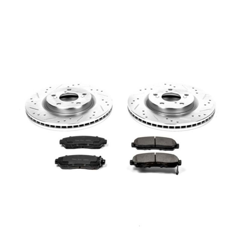 PowerStop k5857 | Power Stop 11-14 Honda Odyssey Front Z23 Evolution Sport Brake Kit; 2011-2014