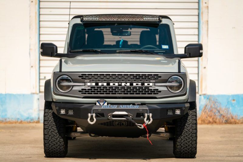 Road Armor 6213f1spb | 2021+ Ford Bronco Stealth Front Skid Plate - Tex Blk; 2021-2023