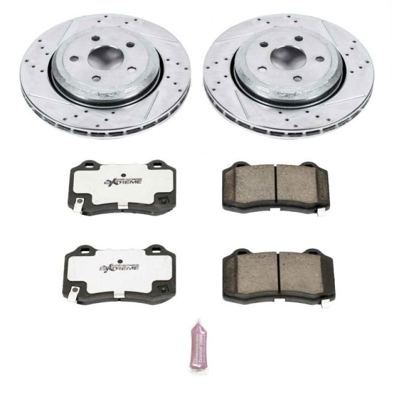 PowerStop k5956-26 | Power Stop 18-19 Dodge Durango Rear Z26 Street Warrior Brake Kit; 2018-2022