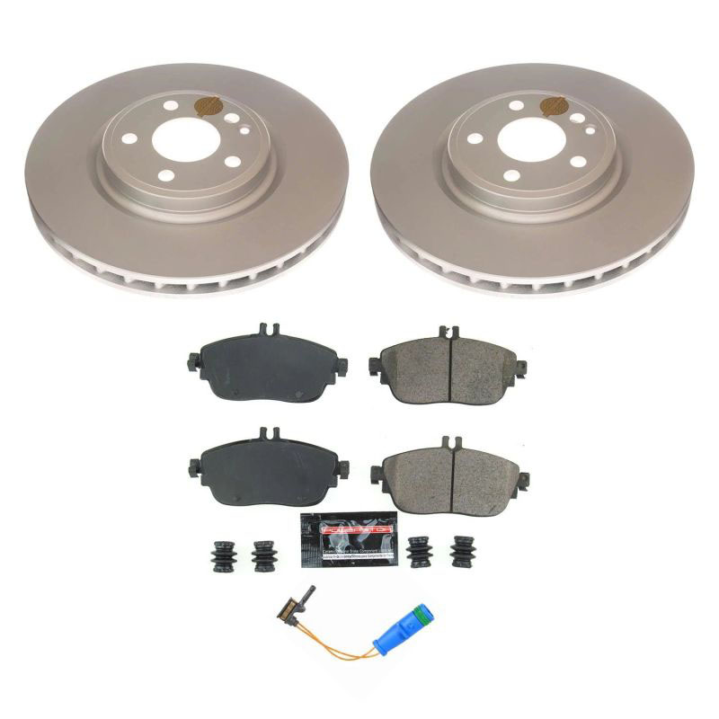 PowerStop crk7674 | Power Stop 17-19 Infiniti QX30 Front Z17 Evolution Geomet Coated Brake Kit