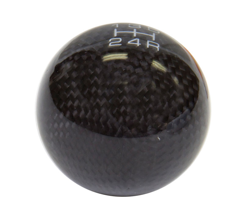 NRG sk-300bc-3-w | Universal Ball Style Shift Knob - Heavy Weight 480G / 1.1Lbs. - Carbon Fiber (5 Speed)