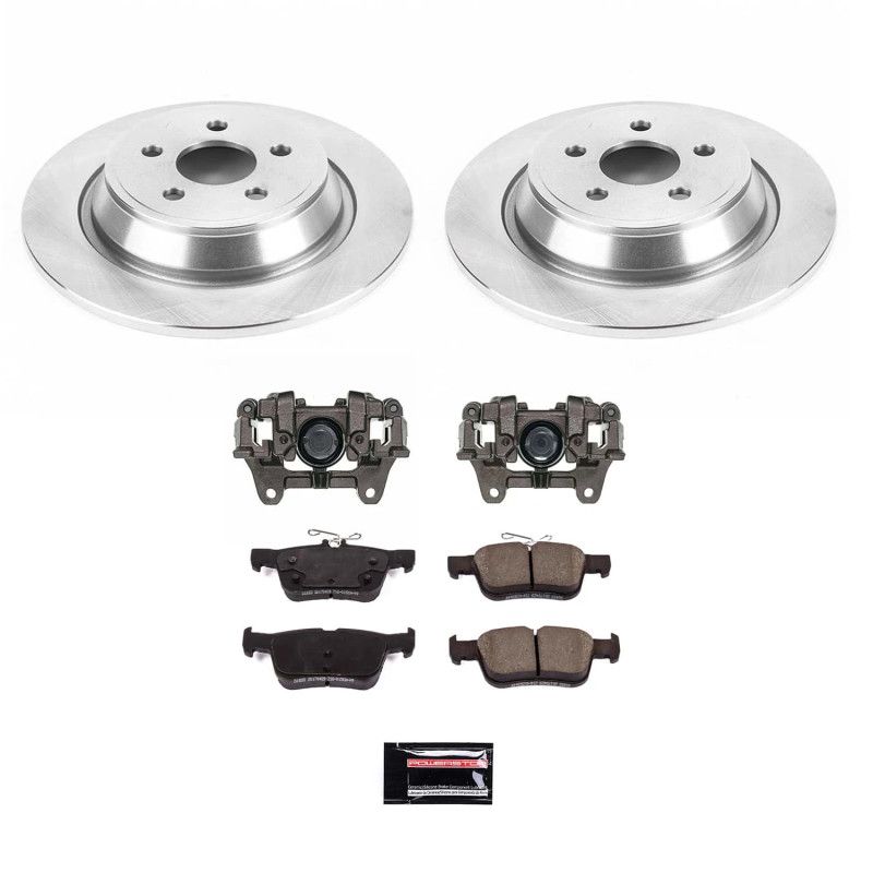 PowerStop kcoe7417a | Power Stop 15-22 Ford Edge Rear Autospecialty Kit w/Calipers; 2015-2022