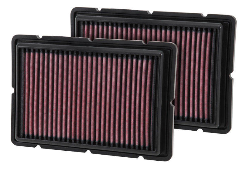 K&N Engineering 332494 | K&N Replacement Air Filter 05-09 Ferrari F360 11.125in O/S Length x 7.625 O/S Width x 1.313in H