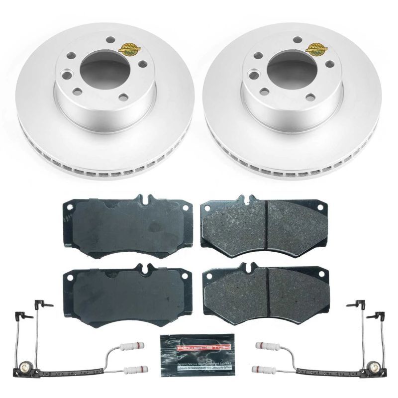 PowerStop esk8423 | Power Stop 09-18 Mercedes-Benz G550 Front Euro-Stop Brake Kit; 2009-2018