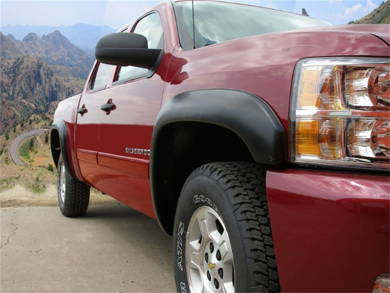 Stampede 8512-2 | 2007-2013 Chevy Silverado 1500 Trail Riderz Fender Flares 4pc Smooth; 2007-2013