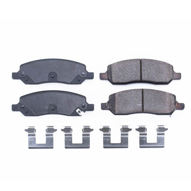 PowerStop 171172 | Power Stop 06-11 Buick Lucerne Rear Z17 Evolution Ceramic Brake Pads w/Hardware; 2006-2011