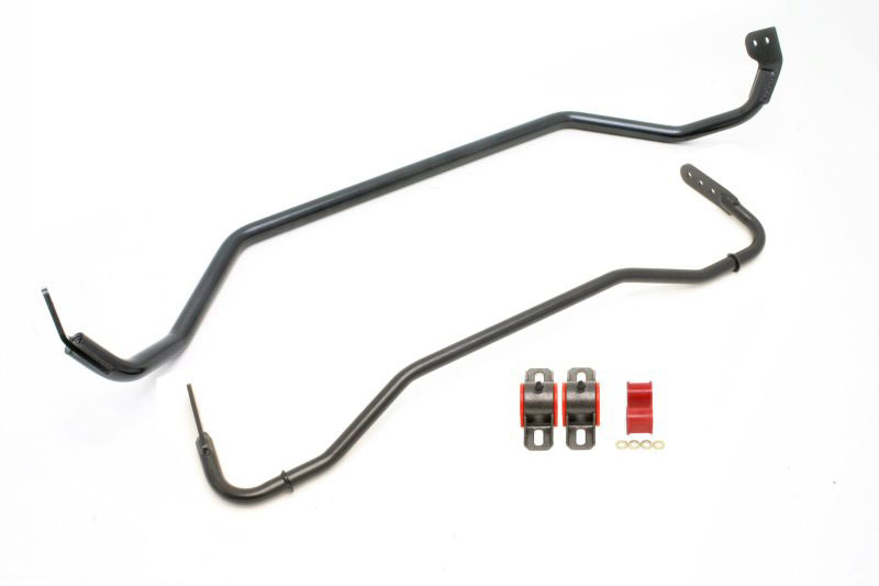 BMR Suspension SB029H | BMR Sway Bar Kit With Bushings, Front (SB012) And Rear (SB013) G8 Black Hammertone; 2008-2009