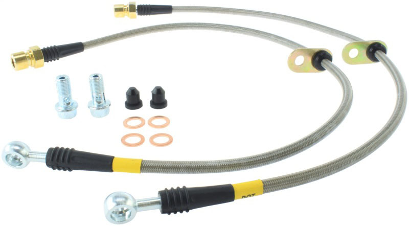 Stoptech 95062509 | StopTech 10+ Camaro SS V8 Stainless Steel Rear Brake Lines; 2010-2023