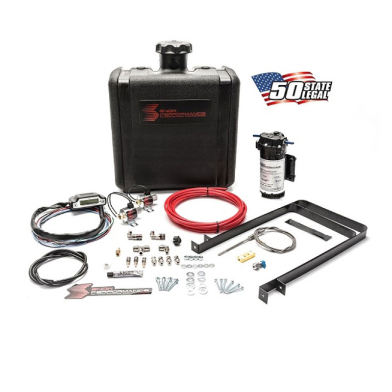 Snow Performance sno-50100 | Stg 3 Boost Cooler Water Injection Kit TD (Red Hi-Temp Tubing and Quick Fittings)