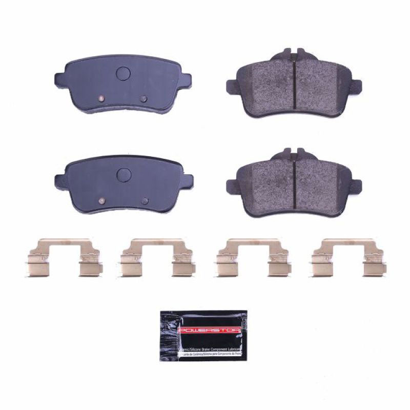 PowerStop z23-1630 | Power Stop 14-18 Mercedes-Benz CLA45 AMG Rear Z23 Evolution Sport Brake Pads w/Hardware; 2014-2018