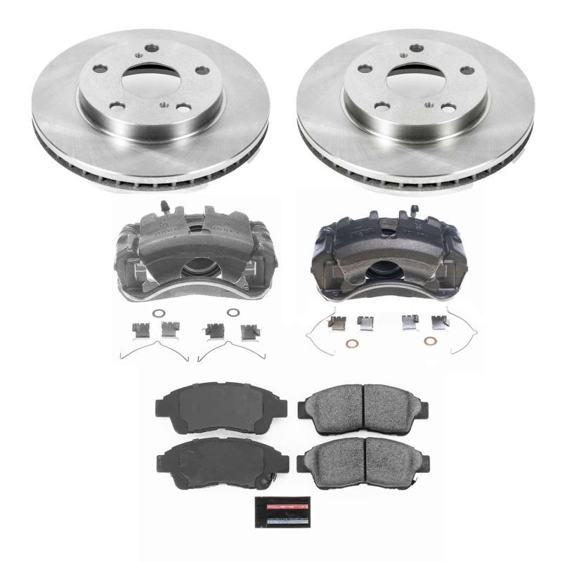 PowerStop kcoe1052a | Power Stop 97-01 Toyota Camry Front Autospecialty Brake Kit w/Calipers; 1997-2001