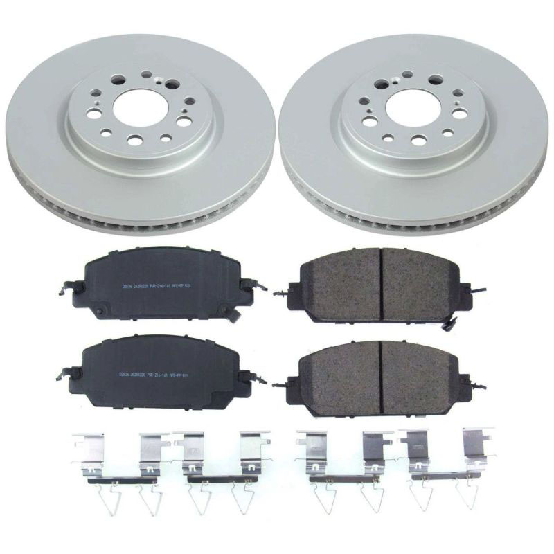 PowerStop crk8295 | Power Stop 17-19 Honda Clarity Front Z17 Evolution Geomet Coated Brake Kit