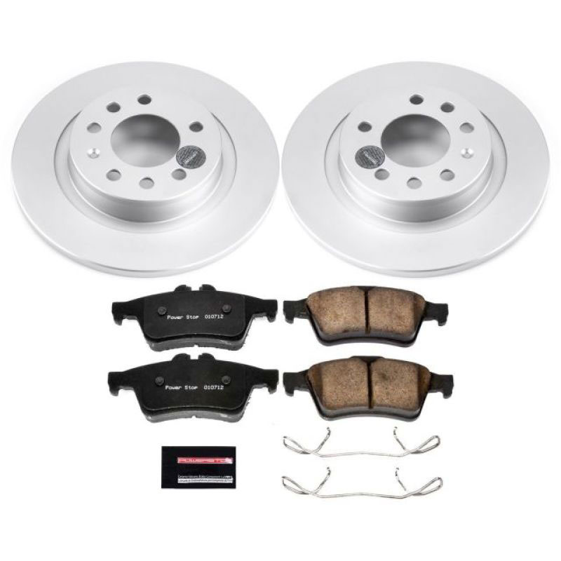 PowerStop crk1436 | Power Stop 06-09 Pontiac Solstice Rear Z17 Evolution Geomet Coated Brake Kit; 2006-2009