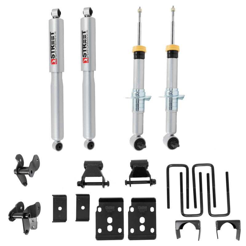 Belltech 1050sp | 2021+ Ford F-150 2WD 1-3.5in Front 4.5in Rear Complete Lower Kit with SP Shocks; 2021-2022