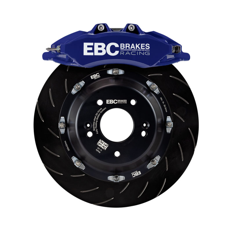 EBC bbk033blu2 | Racing 20-23 Volkswagen Golf-R Blue Apollo-6 Calipers 380mm Rotors Front Big Brake Kit; 2020-2023