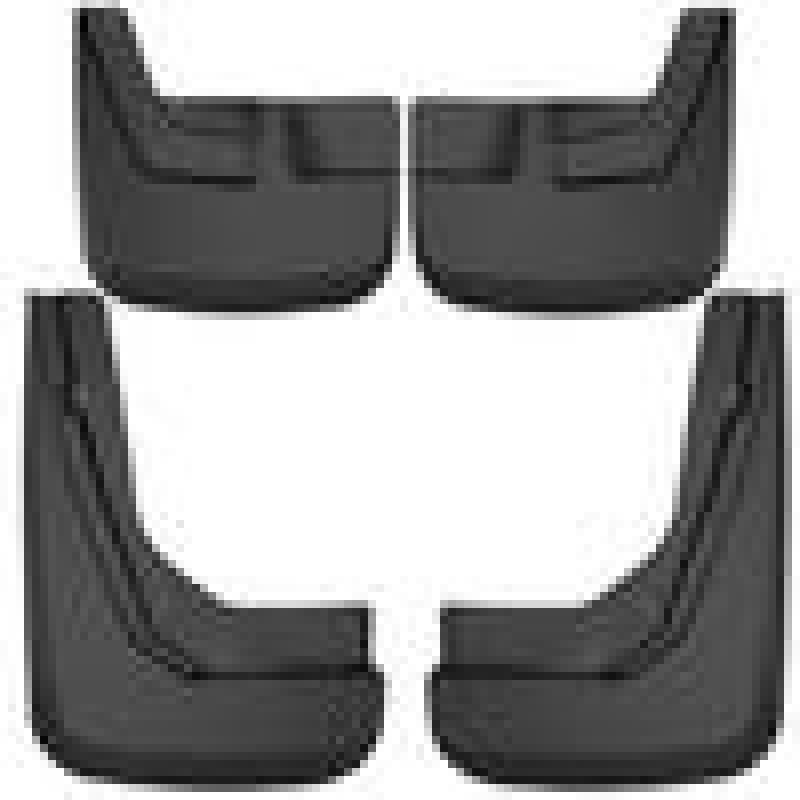 Husky Liners 58246 | 21-23 Suburban/Tahoe/Yukon XL w/o Power Running Boards Front/Rear Mud Guards - BLK; 2021-2023