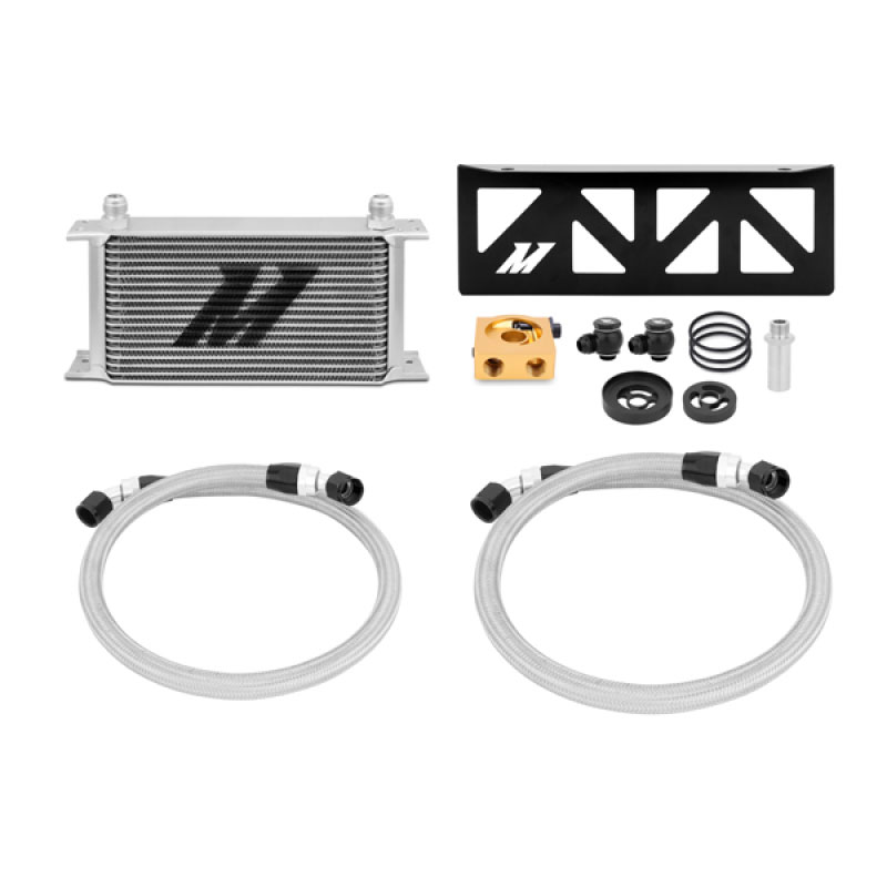 Mishimoto mmoc-brz-13t | 13+ Subaru BRZ/Scion FR-S Thermostatic Oil Cooler Kit - Silver; 2013-2020