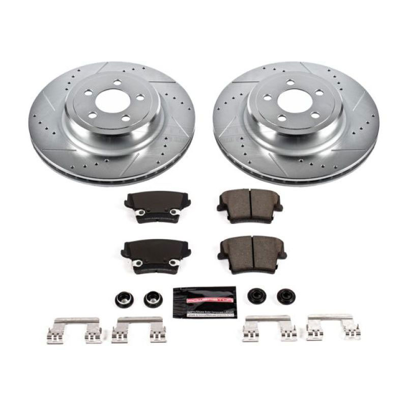 PowerStop k5486 | Power Stop 06-14 Dodge Charger Rear Z23 Evolution Sport Brake Kit; 2006-2014