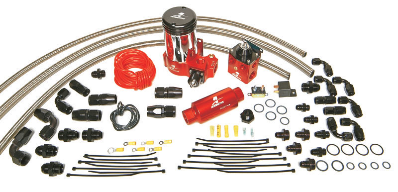 Aeromotive 17204 | A2000 Complete Drag Race Fuel System for Dual Carbs