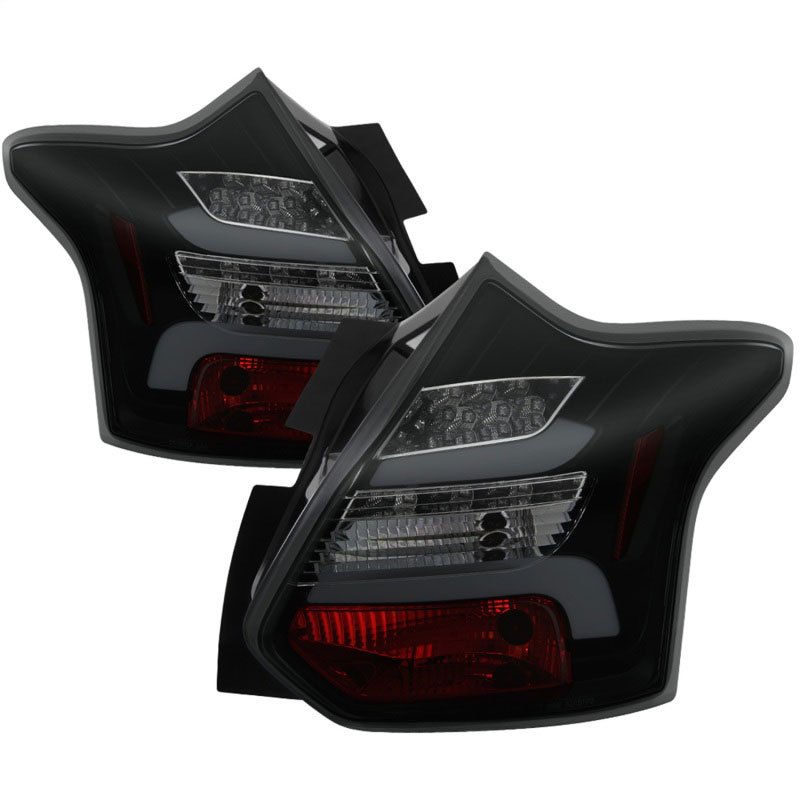 SPYDER 5085146 | Spyder 12-14 Ford Focus 5DR LED Tail Lights - Black Smoke (ALT-YD-FF12-LED-BSM); 2012-2014