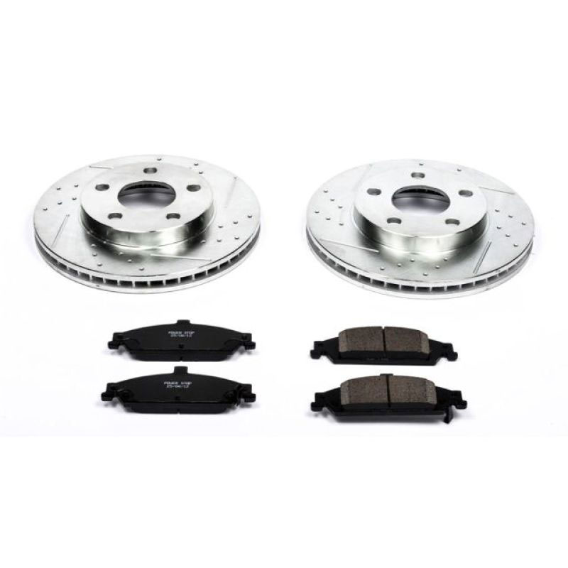 PowerStop k1551 | Power Stop 04-05 Chevrolet Classic Front Z23 Evolution Sport Brake Kit; 2004-2005