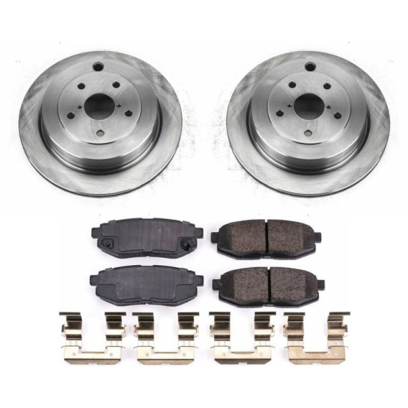 PowerStop koe4645 | Power Stop 06-07 Subaru B9 Tribeca Rear Autospecialty Brake Kit; 2006-2007