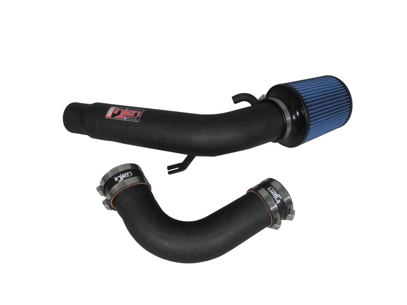 Injen PF5020WB | Power-Flow Air Intake Jeep Grand Cherokee 3.6L V6 Tuned short ram Air Intake w/MR Tech and large Nano-Fiber Dry Filter, Wrinkle Black; 2011-2011