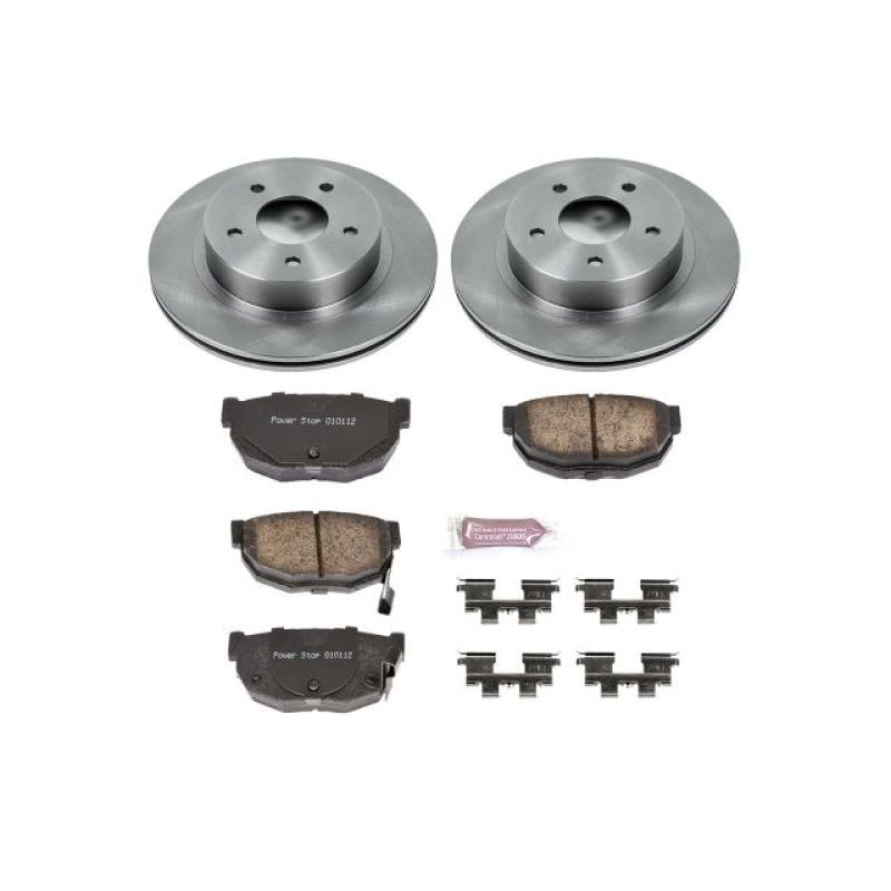 PowerStop koe4778 | Power Stop 86-89 Nissan 300ZX Rear Autospecialty Brake Kit; 1986-1989