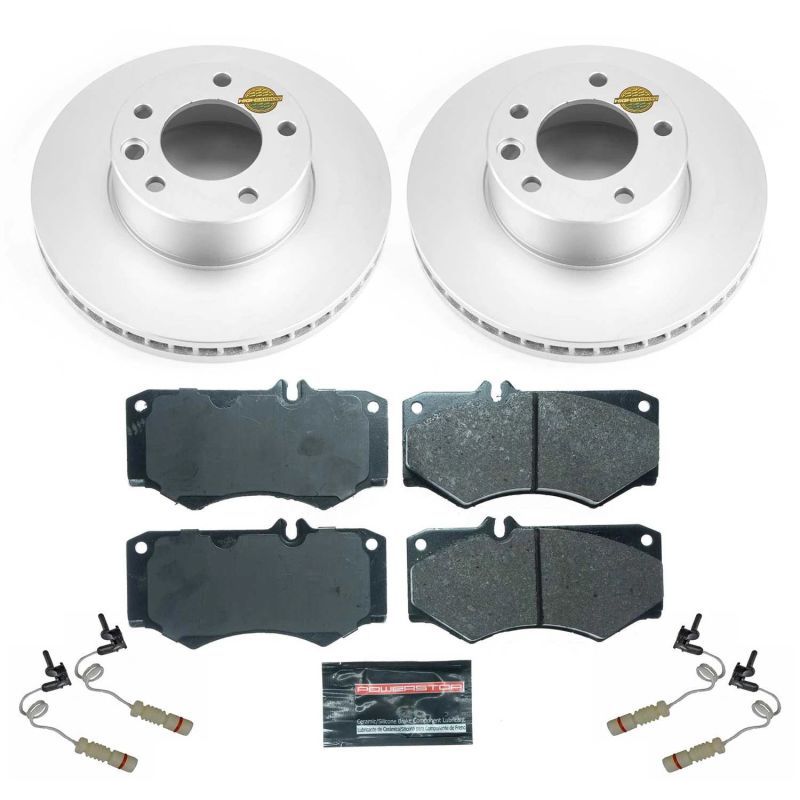 PowerStop esk7695 | Power Stop 09-18 Mercedes-Benz G550 Front Euro-Stop Brake Kit; 2009-2018