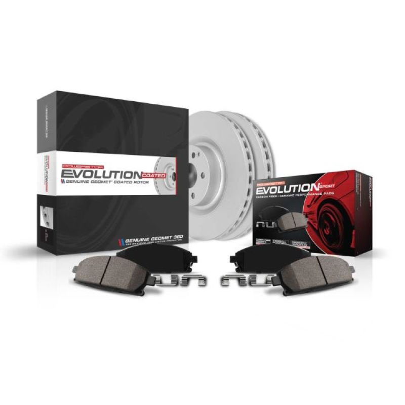 PowerStop crk7703 | Power Stop 17-20 Volvo S90 Front Z23 Evolution Sport Coated Brake Kit; 2017-2020