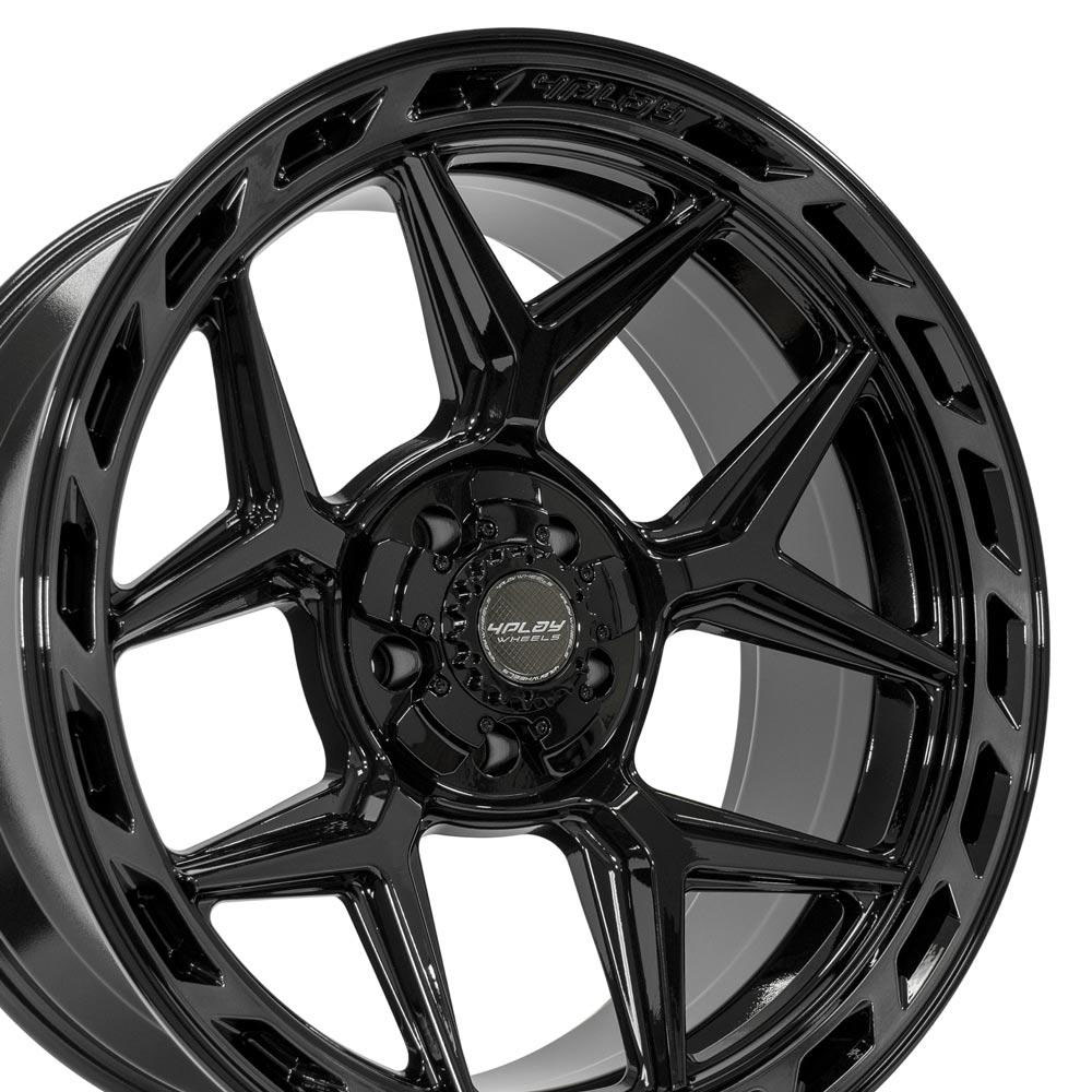 4Play Wheels 4p55-22100-5d55-18bbt | 4PLAY Wheel 22 4PLAY GEN3 Wheel 4P55 Brushed Black 22x10 Jeep Wrangler 2007-2022; 2007-2022