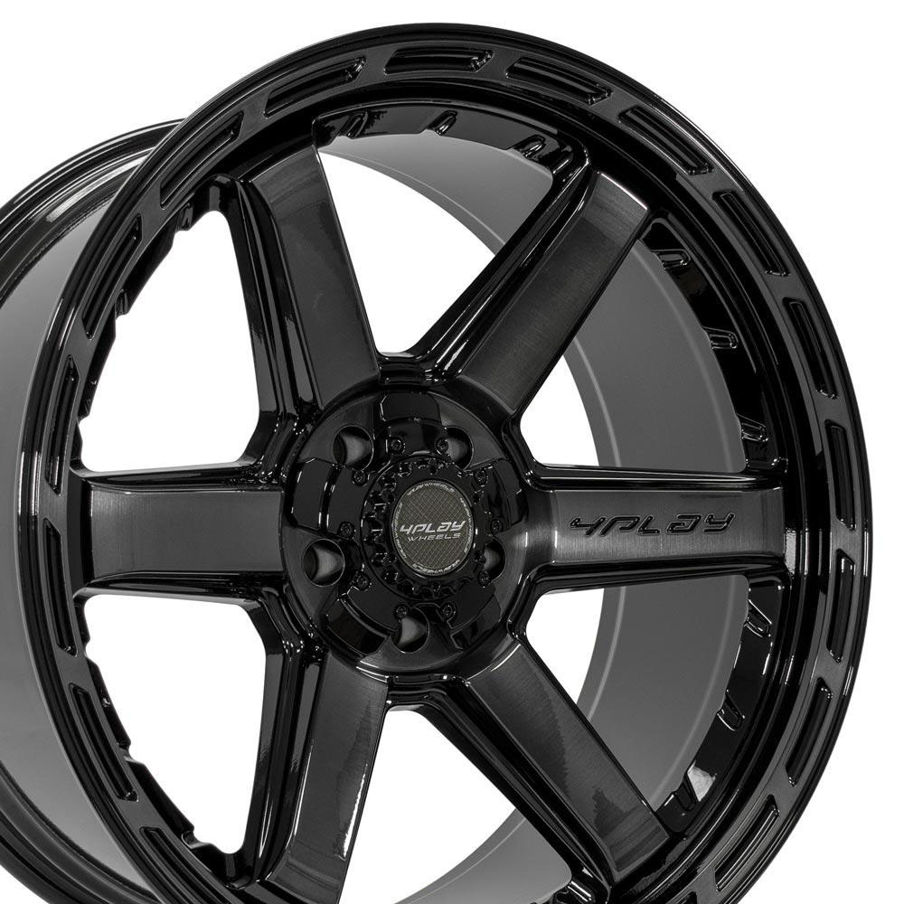 4Play Wheels 4p63-22100-5d55-18bbt | 4PLAY Wheel 22 4PLAY GEN3 Wheel 4P63 Brushed Black 22x10 Jeep Grand Cherokee 1999-2022; 1999-2022