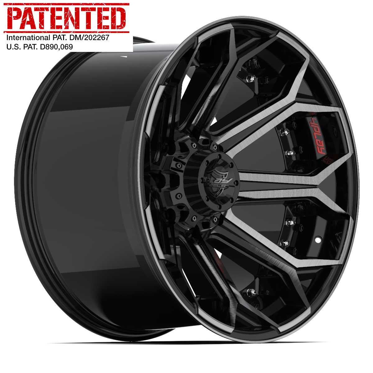 4Play Wheels 4p80r-20100-8650-24bbt | 4PLAY Wheel 20x10 4P80R Brushed Black Rim Chevrolet Avalanche 2500 2002-2007; 2002-2007