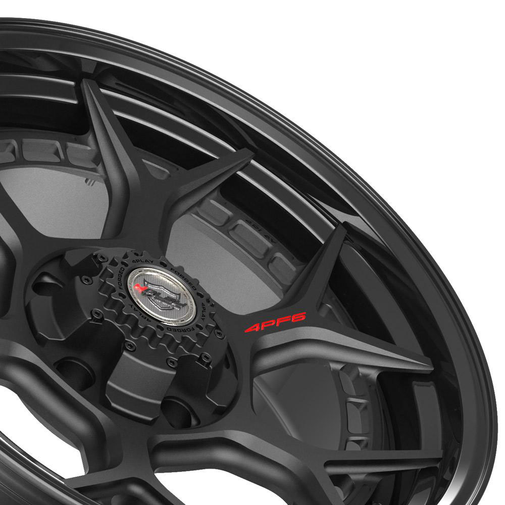 4Play Wheels 4pf6-20090-5d55-0b1-b | 4PLAY Wheel 20x9 4PF6 Gloss Black Barrel with Matte Center Rim Jeep Grand Cherokee 1999-2022; 1999-2022