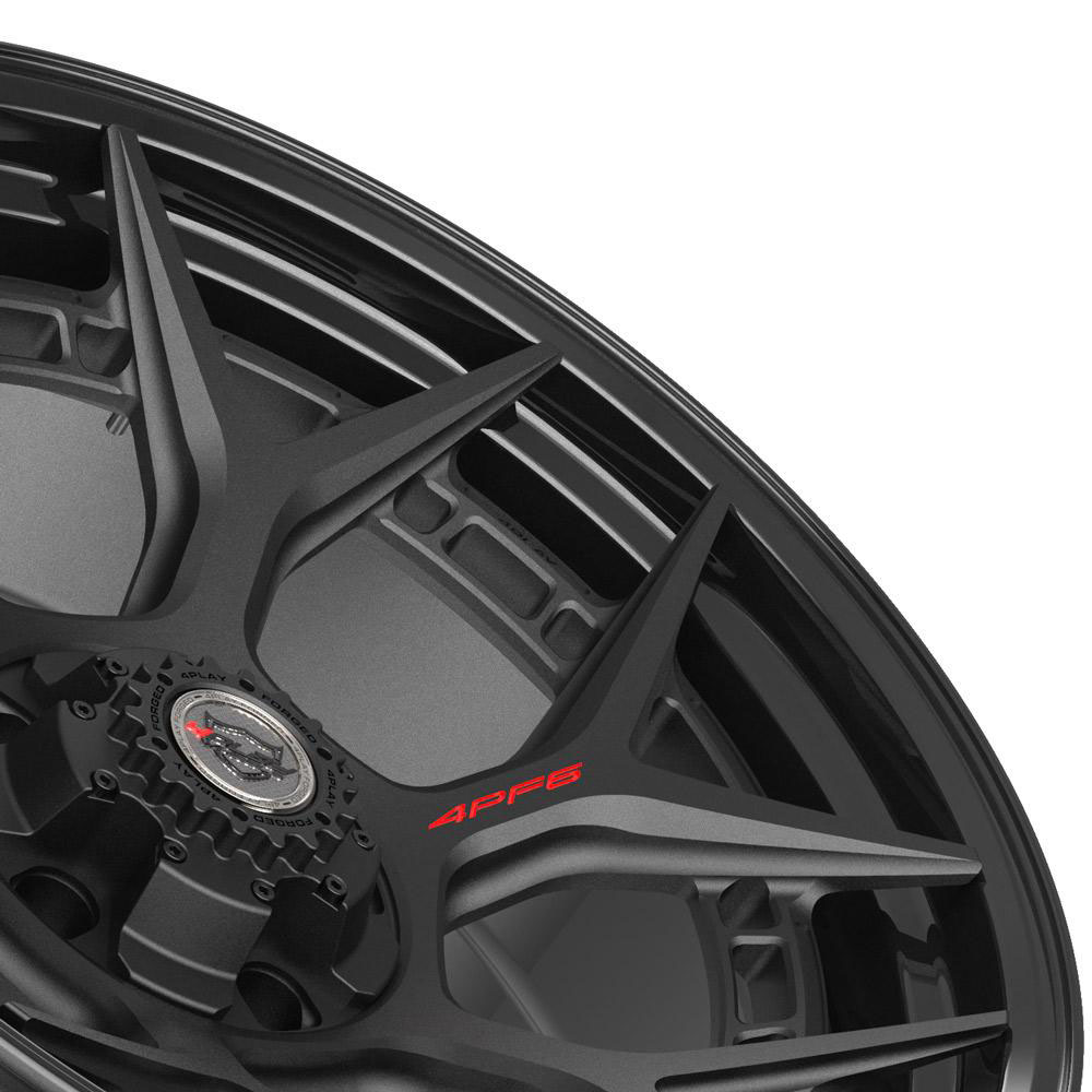 4Play Wheels 4pf6-22100-5d55-18b1-b | 4PLAY Wheel 22x10 4PF6 Gloss Black Barrel with Matte Center Rim Jeep Grand Cherokee 1999-2022; 1999-2022