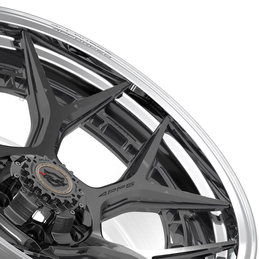 4Play Wheels 4pf6-22100-6d55-18bg-p | 4PLAY Wheel 22x10 4PF6 Polished Barrel with Tinted Clear Center Rim Toyota 4Runner 1996-2022; 1996-2022