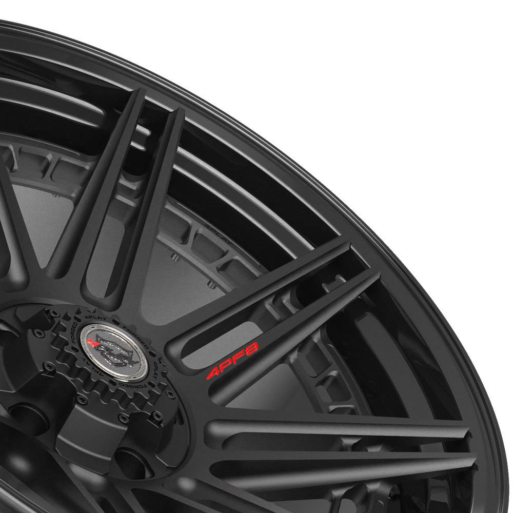 4Play Wheels 4pf8-22100-5d55-18b1-b | 4PLAY Wheel 22x10 4PF8 Gloss Black Barrel with Matte Center Rim Chevrolet Tahoe (2WD only) 1995-1999; 1995-1999