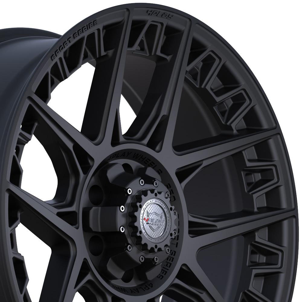 4Play Wheels 4ps50-20090-6120-0b1 | 4PLAY Wheel 20x9 4PS50 Satin Black Rim GMC Canyon 2015-2022; 2015-2022