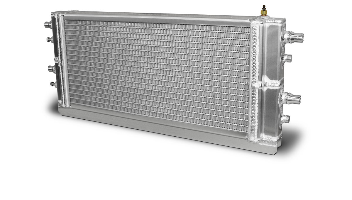 AFCO 80294NDP | Supercharger Heat Exchanger for Corvette Z06 in Satin; 2014-2018