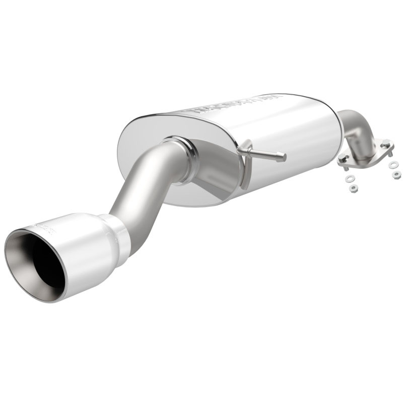 Magnaflow 15555 | MagnaFlow 11-13 Mazda 2 1.5L Single Rear Exit Stainless Catback Performance Exhaust; 2011-2013