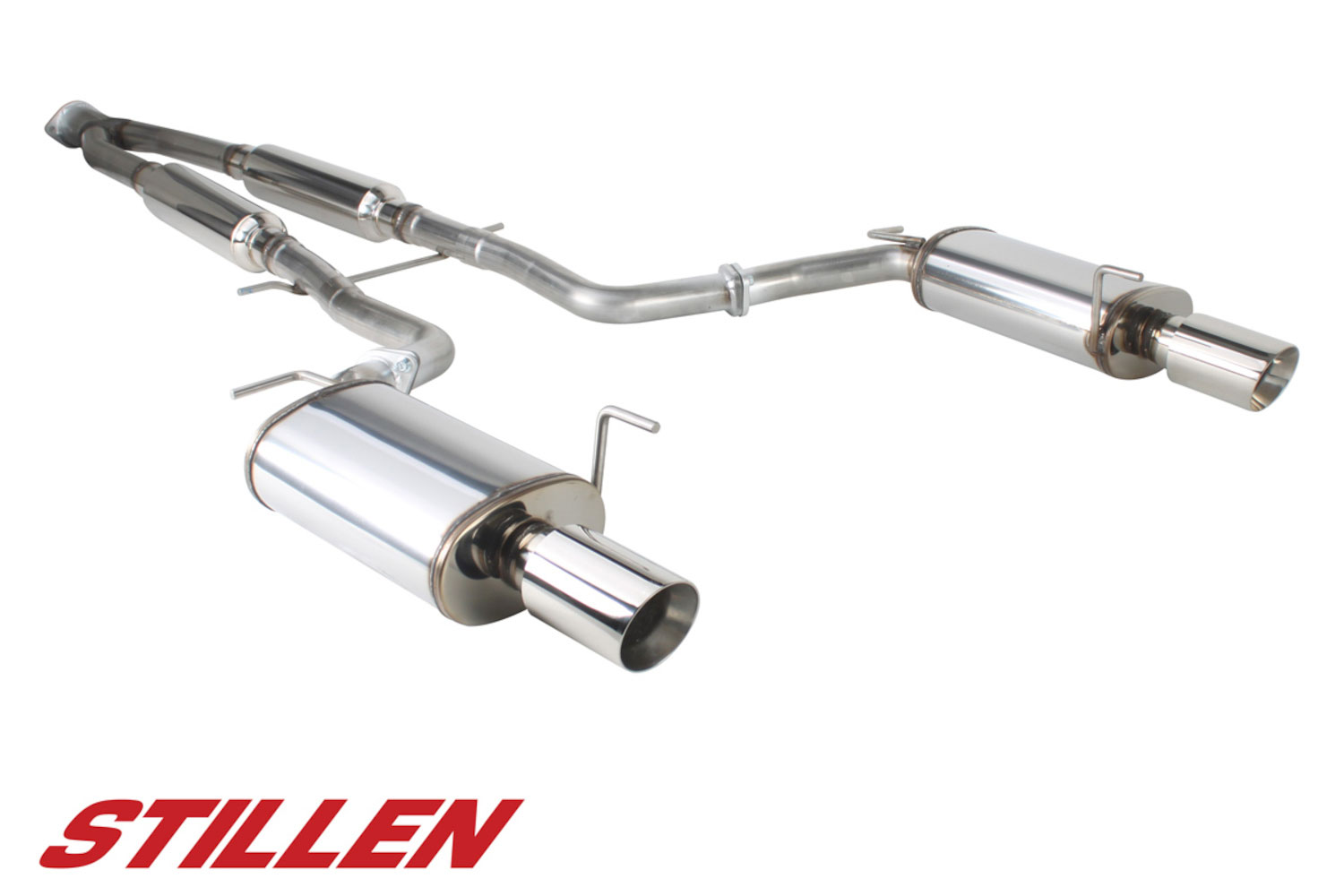 Stillen 504437 | STILLEN Near Cat-Back Exhaust 11-13 Infiniti M37 / 14-17 Q70 3.7L- Does Not Fit Q70L; 2011-2013