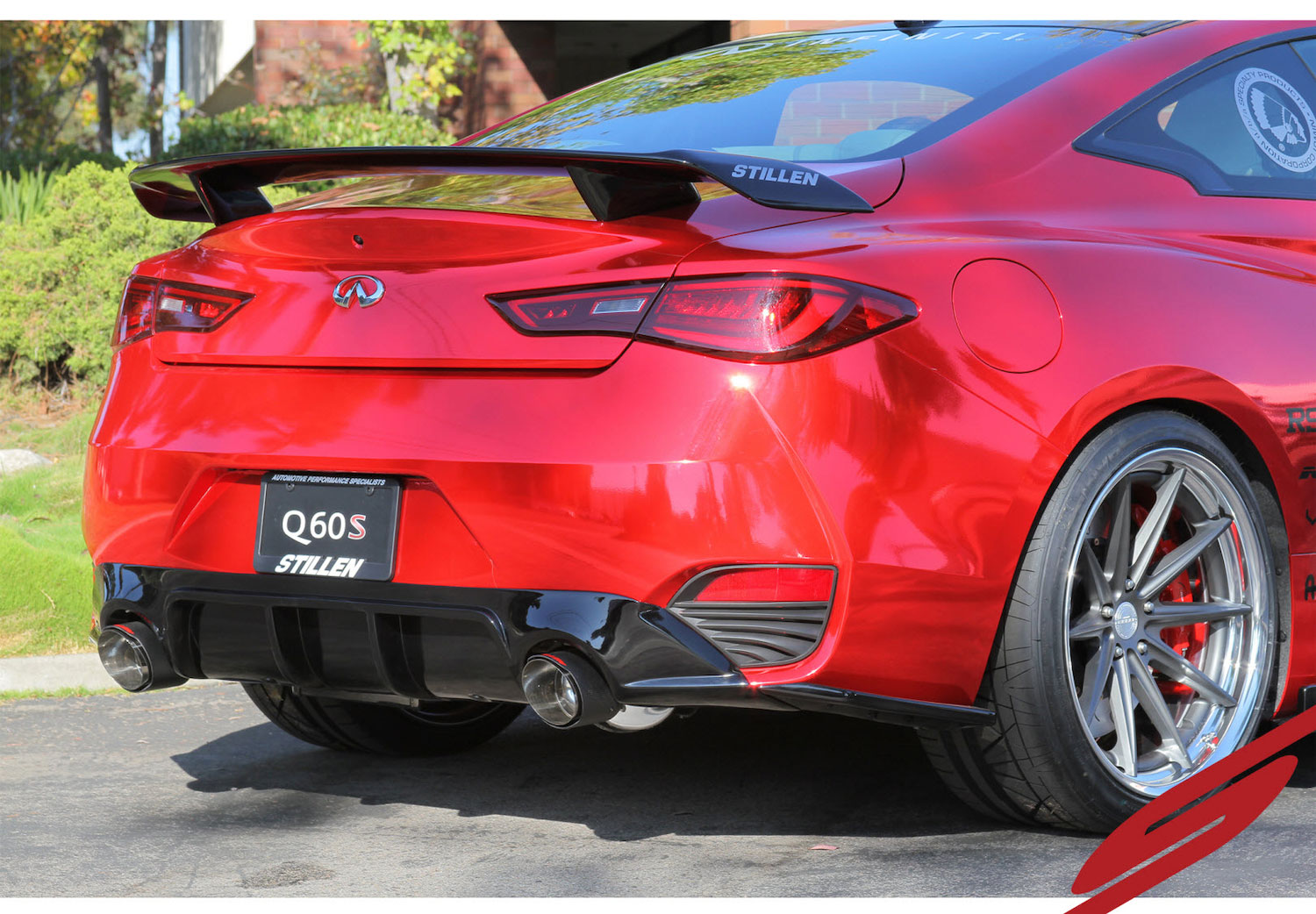 Stillen 504454 | STILLEN Cat Back Exhaust 17 Infiniti Q60 V6TT W/ Carbon Fiber Tips; 2017-2021