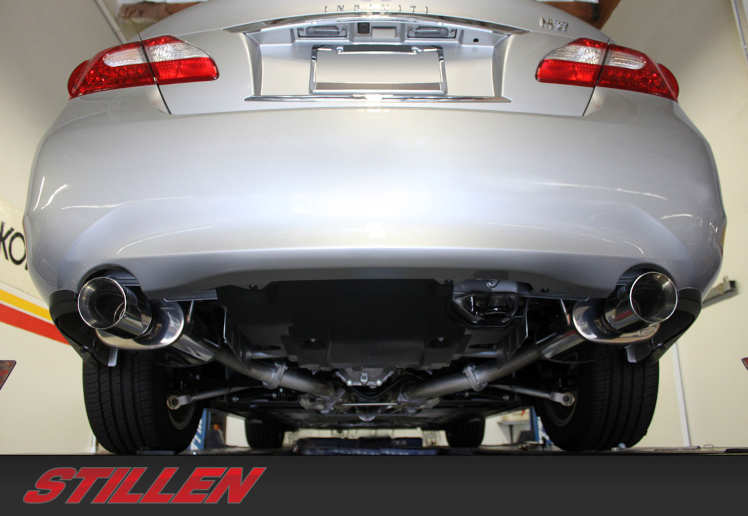 Stillen 504456 | STILLEN Near Cat-Back Exhaust 11-13 Infiniti M56 / 14-16 Q70 5.6L (Does Not Fit Q70L); 2014-2016